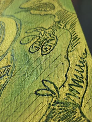 Anton Martineau - schilderij op dik papier gesigneerd kopen? Bied vanaf 120!