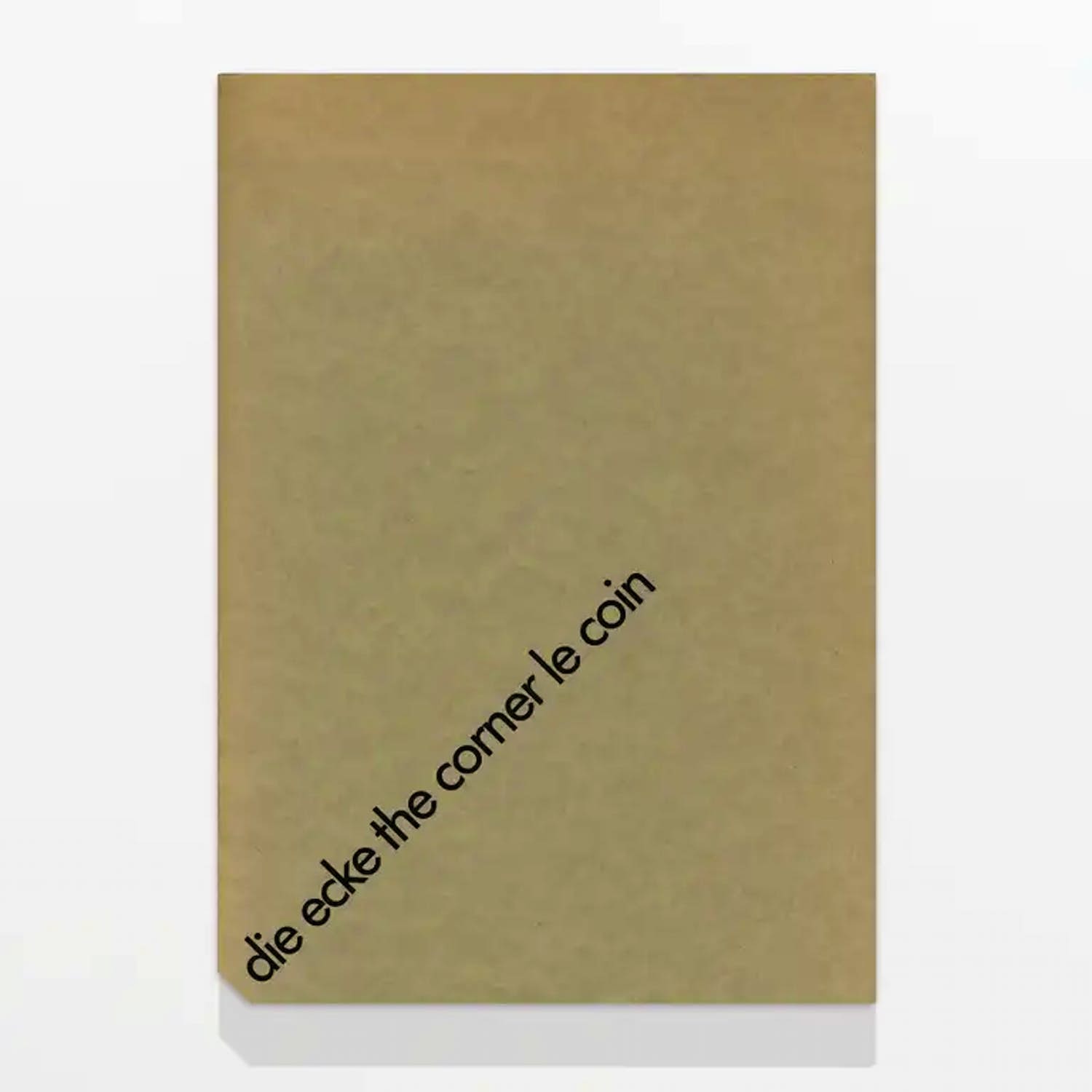 Various Artists Books - Die Ecke the corner le coin verkocht voor € 1!