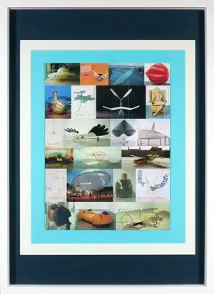 Panamarenko - Gesigneerd affiche - Ingelijst verkocht voor € 1!