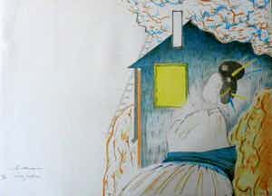 Hannes Postma - Litho: La Climoise - 1972 verkocht voor € 35!