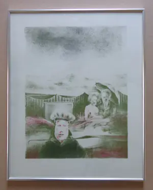 Wout Muller - WONDERKIND / KLEURLITHO / 51x41cm / KADER / SIG / 1971 kopen? Bied vanaf 25!