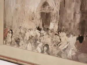 Otto Bachmann - Kerk tafereel kopen? Bied vanaf 10!