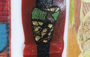 Bert Grotjohann - Gemengde techniek op doek, De vrolijke stad II - Ingelijst (Groot) kopen? Bied vanaf 100!