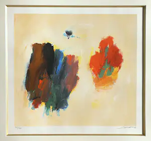 Eugène Brands - Nuages, litho (zeer mooi ingelijst) kopen? Bied vanaf 395!