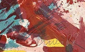 Jan Cremer - kleurenzeefdruk - 'Atilla's Bivak' - 1988 (Kleine oplage) kopen? Bied vanaf 200!