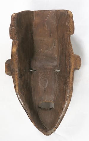 Salampasu - Oorlogsmasker met open mond en rode haarband kopen? Bied vanaf 1!