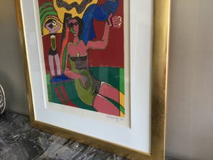 Corneille - Femme et l’oiseau. kopen? Bied vanaf 200!