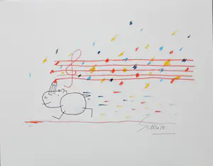 Wilhelm Schlote - Kleurenzeefdruk COMPUTERLOVE Handgesigneerd kopen? Bied vanaf 35!