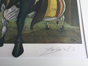 Rob Clous - de Vlaamse Leeuw | kleurenets - mooi ingelijst kopen? Bied vanaf 55!