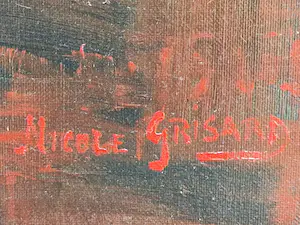 Nicole Grisard - Stilleven met fruit en vaas kopen? Bied vanaf 40!