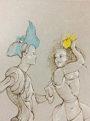 Leonor Fini - Zonder titel kopen? Bied vanaf 25!