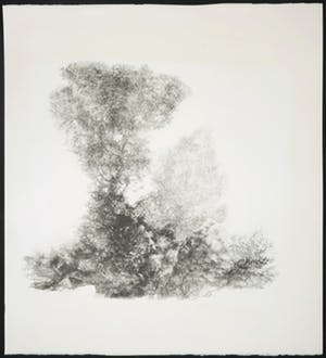 Jaap Kruijff - Litho, Smeulend landschap kopen? Bied vanaf 1!
