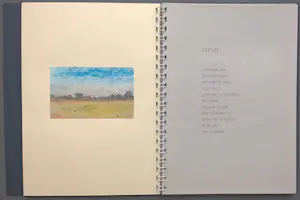 Harry van Kuyk - HORIZONtaal – ringmap met ingelijste pasteltekening kopen? Bied vanaf 199!