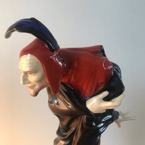 Hutschenreuther - Vintage Mephisto duivelbeeldje - Gesigneerd K. TUTTER kopen? Bied vanaf 245!