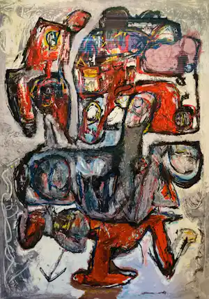 Jacques Doucet - zonder titel ( Groot) maar met lijst! vendu pour 325€ !