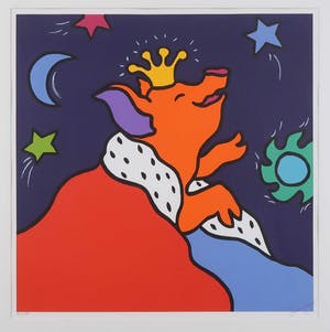 Shunyam - Zeefdruk, My favourite star - Ingelijst kopen? Bied vanaf 40!