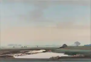 Gerrit Neven - Waterrijk landschap verkocht voor € 430!