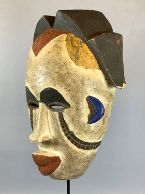 Ibibio - Tribal Used African Ibibio Mask - Nigeria. kopen? Bied vanaf 35!
