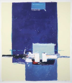 Ron van der Werf - Zeefdruk, Mysterie I - Ingelijst (Groot) kopen? Bied vanaf 40!