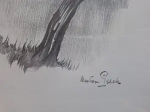 Anton Pieck - Mooie ingelijste zeefdruk Anton Pieck kopen? Bied vanaf 30!