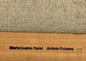 Marie Louise Ogier - Wunderschöner Blumenstrauß - Öl auf Leinwand um 1950 kopen? Bied vanaf 350!