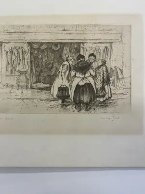 Anton Pieck - Figuren in de Jordaan, Amsterdam, eigen druk, handgesigneerd kopen? Bied vanaf 120!