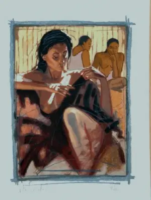 Nico Vrielink - Kleurenzeefdruk CONFRONTATIE met GAUGUIN I kopen? Bied vanaf 79!