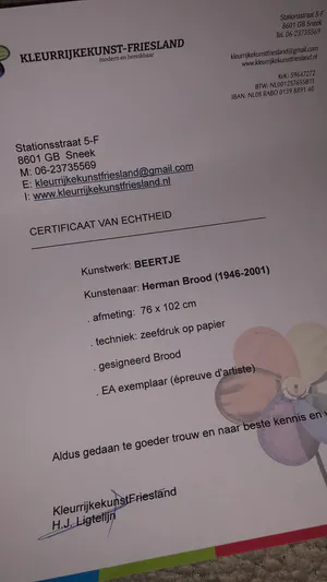 Herman Brood - Beertje kopen? Bied vanaf 500!