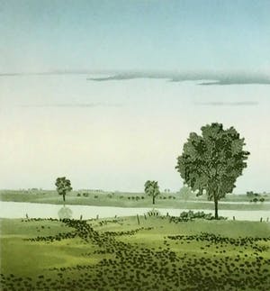 Henk Kastelijn - C3427-23 - Spiegelingen, Zomer kopen? Bied vanaf 40!