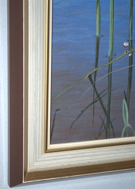 Niet of onleesbaar gesigneerd -  gesigneerde gouache - bloeiende waterplanten - GRATIS VERZENDING NL kopen? Bied vanaf 40!