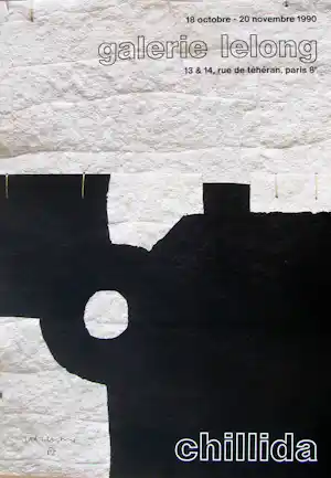 Eduardo Chillida - afffiche + cataloog verkocht voor € 20!