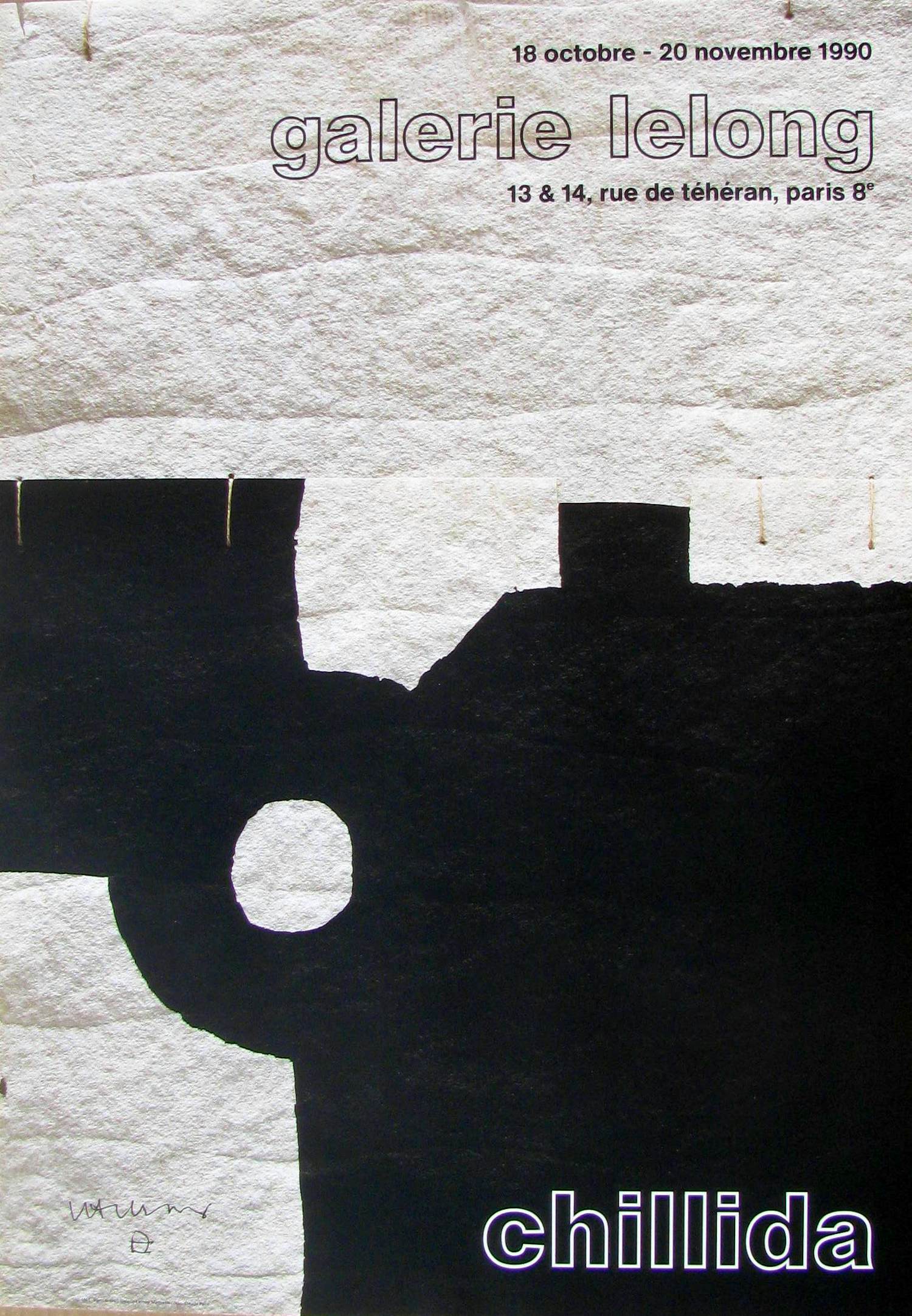 Eduardo Chillida - afffiche + cataloog verkocht voor € 20!