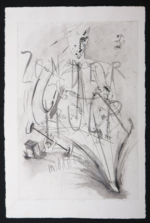 Henk Visch - Ets, Zonder hulpmiddelen kopen? Bied vanaf 1!