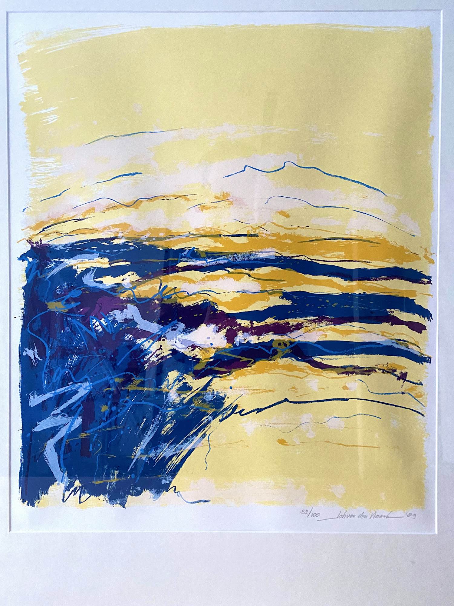 Johann van den Noort - Rivier in zee kopen? Bied vanaf 45!