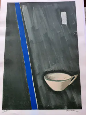 Hannes Postma - zeefdruk, Z.t. (kopje) kopen? Bied vanaf 40!