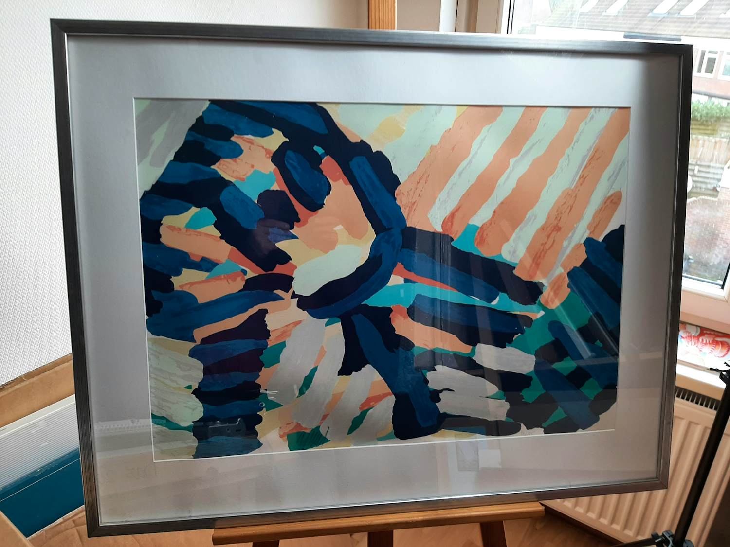 Karel Appel - Zeefdruk, zonder titel, wel ingelijst kaufen? Bieten Sie von 275!