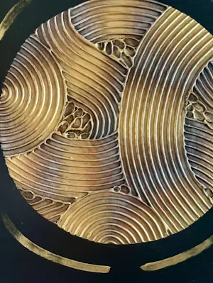 Han Teng - Abstract kunstwerk met 3D effecten kopen? Bied vanaf 40!