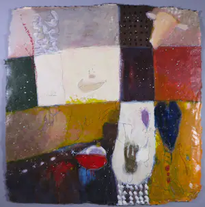 Alexander Vogels - Zeefdruk op geschept papier, Zonder titel 10 - Ingelijst (Groot) kopen? Bied vanaf 100!