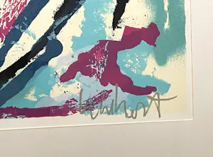 Peter Klashorst - Blue Face kopen? Bied vanaf 170!