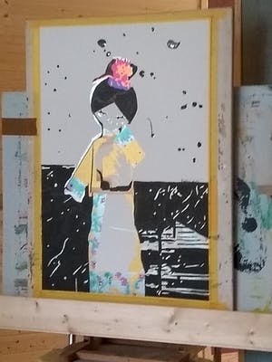 Martine Jacobs - Sfeer 04 aquarel kopen? Bied vanaf 80!