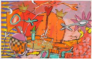 Miriam Slaats - Zeefdruk, In het huis der liefde verkocht voor € 1!