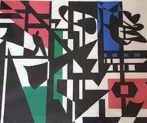 Jan van der Zee - houtsnede op japanspapier, eigendruk en 1970 verkocht voor € 185!