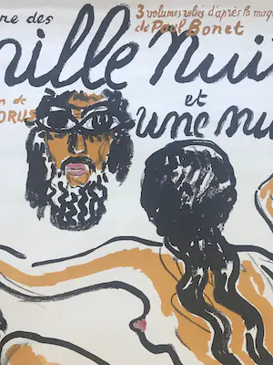 Kees van Dongen - Lithografische affiche - 1955 - 'Mille nuits et une nuit' kopen? Bied vanaf 350!