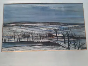 Jacques Mels - Winterlandschap kopen? Bied vanaf 50!