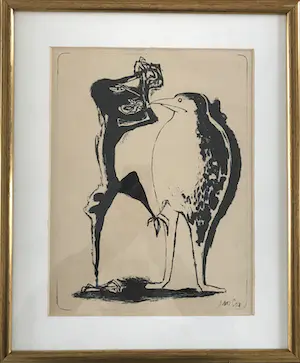 Jan Cox - Litho uit Cobra - internationale des artistes expérimentaux - 1950 kopen? Bied vanaf 55!