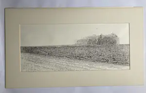 Niet of onleesbaar gesigneerd - tekening van landschap op papier - Sylvi Sluijter (zie uitleg) - 1991 kopen? Bied vanaf 1!