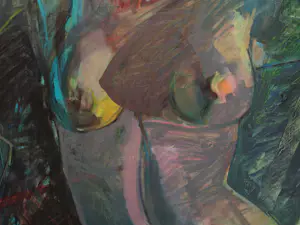 Frank van Eijndhoven - Acryl op doek , Naakt 1 – 1977 - 115 x 100 cm. kopen? Bied vanaf 150!