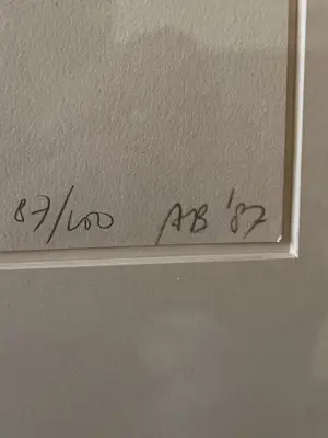 Ansuya Blom - Litho "Zonder Titel" 87/100 kopen? Bied vanaf 69!