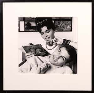 Paul Huf - Foto, Ook al aan de sigaar - Ingelijst verkocht voor € 1!