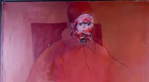 Jan Kaandorp - Gemengde techniek op doek, Innocent Red 5 (Groot) kopen? Bied vanaf 1!